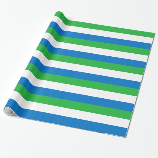 Sierra Leone Flag Geschenkpapier (Ungerollt)