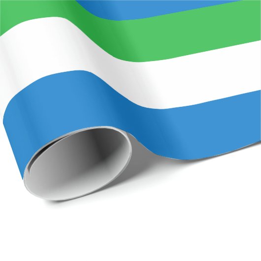 Sierra Leone Flag Geschenkpapier (Rolleneckpunkt)