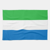Sierra Leone Flag Geschirrtuch (Horizontal)