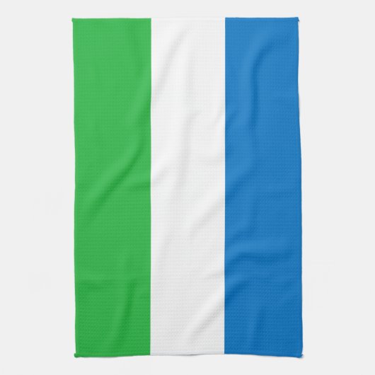 Sierra Leone Flag Geschirrtuch (Vertikal)