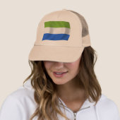 Sierra Leone Flag Hat Truckerkappe (Beispiel)
