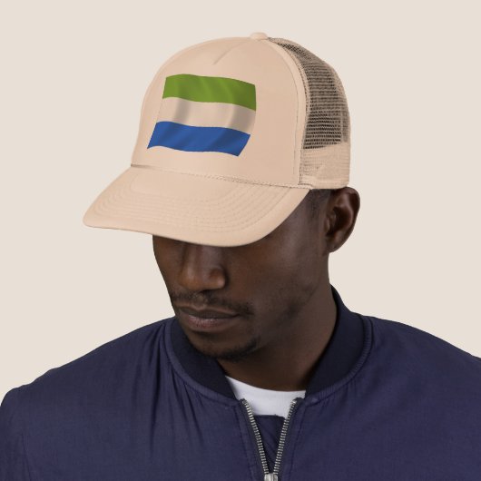 Sierra Leone Flag Hat Truckerkappe (Beispiel)