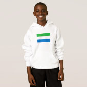 Sierra Leone Flag Hoodie (Vorne ganz)
