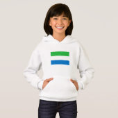 Sierra Leone Flag Hoodie (Vorne ganz)