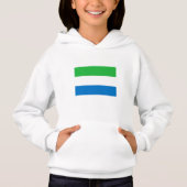 Sierra Leone Flag Hoodie (Vorderseite)