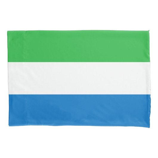 Sierra Leone Flag Kissenbezug (Vorderseite)