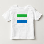 Sierra Leone Flag Kleinkind T-shirt (Vorderseite)