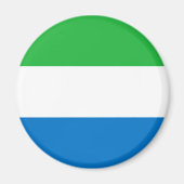Sierra Leone Flag Magnet (Vorne)