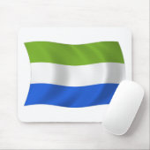 Sierra Leone Flag Mauspad (Mit Mouse)