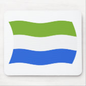 Sierra Leone Flag Mousepad (Vorne)