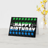 Sierra Leone Flag Patriotic Geburtstag Karte (Gelbe Blume)