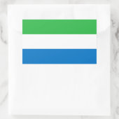Sierra Leone Flag Rechteckiger Aufkleber (Tasche)
