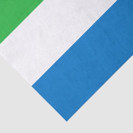 Sierra Leone Flag Seidenpapier (Ausschnitt)