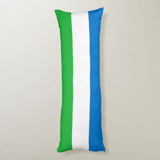 Sierra Leone Flag Seitenschläferkissen (Rückseite (Vertikal))