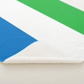 Sierra Leone Flag Sherpadecke (3/4)