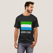 Sierra Leone Flag Shirt Sierra Leone (Vorne ganz)