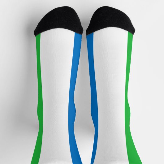 Sierra Leone Flag Socken (Oben)