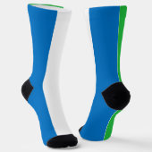 Sierra Leone Flag Socken (Gewinkelt)
