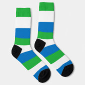 Sierra Leone Flag Socken (Rechts)