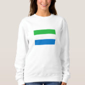 Sierra Leone Flag Sweatshirt (Vorderseite)
