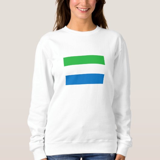 Sierra Leone Flag Sweatshirt (Vorderseite)
