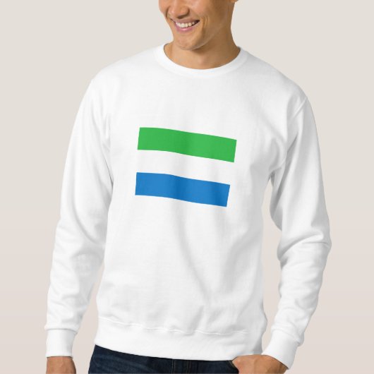 Sierra Leone Flag Sweatshirt (Vorderseite)
