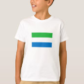 Sierra Leone Flag T-Shirt (Vorderseite)