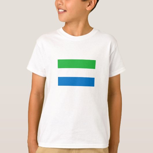 Sierra Leone Flag T-Shirt (Vorderseite)