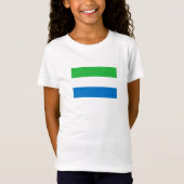 Sierra Leone Flag T-Shirt (Vorderseite)