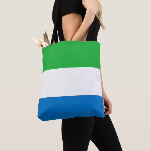 Sierra Leone Flag Tasche (Von Nahem)