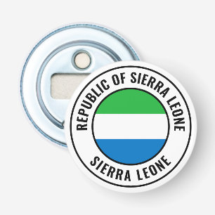 Sierra Leone Flag Wunderschöner Patriotic Flaschen Flaschenöffner