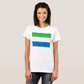 Sierra Leone Flag x Map T - Shirts (Vorne ganz)
