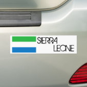 Sierra Leone-Flagge Autoaufkleber (Auf Auto)