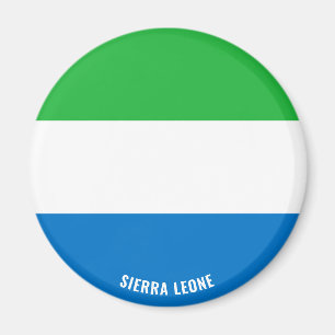 Sierra Leone Flagge Charming Patriotic Magnet