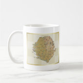 Sierra Leone Flagge + Karte Tasse (Links)