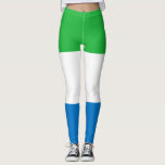 Sierra Leone-Flagge Leggings<br><div class="desc">Suchen Sie "wowsmiley" nach mehr Produkten wie dieses.</div>
