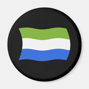 Sierra Leone Flagge Magnet