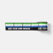 Sierra Leone-Flagge Satinband (Vorderseite)