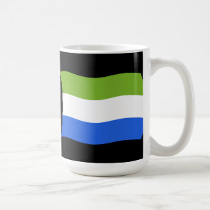 Sierra Leone Flagge Tasse