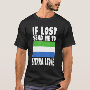 Sierra Leone Flaggen-Design  Wenn verloren, schick T-Shirt