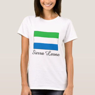 Sierra Leone-Flaggen-Entwurf T-Shirt