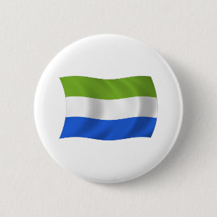Sierra Leone Flaggen Knopf Button