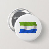 Sierra Leone Flaggen Knopf Button (Vorne & Hinten)