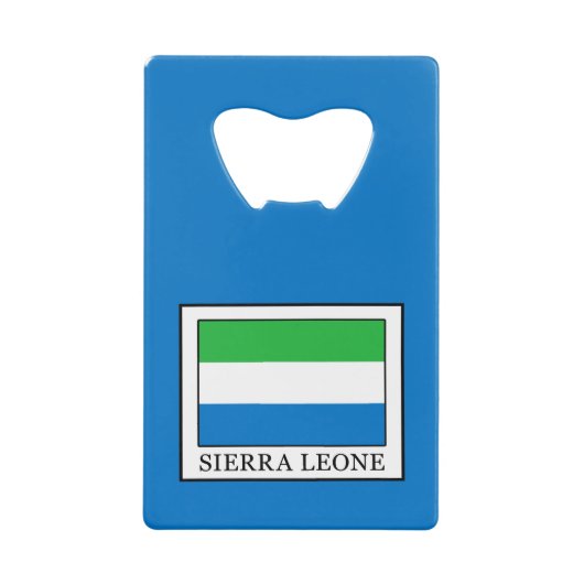 Sierra Leone Geldkarten Flaschenöffner (Vorderseite)