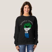 Sierra Leone Hand Fist Pride Sierra Leone Roots Sweatshirt (Vorne ganz)