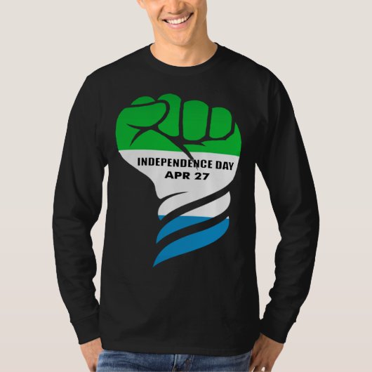 Sierra Leone independence day Black Pride Sweet Sa T-Shirt (Vorderseite)