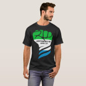 Sierra Leone independence day Black Pride Sweet Sa T-Shirt (Vorne ganz)