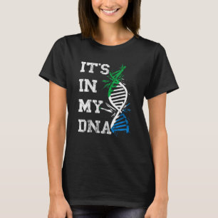 Sierra Leone ist in meinem Dna Siera Leonean Roots T-Shirt