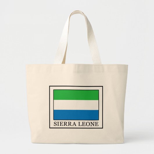 Sierra Leone Jumbo Stoffbeutel (Vorne)