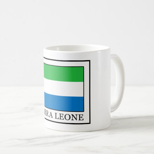 Sierra Leone Kaffeetasse (VorderseiteRechts)